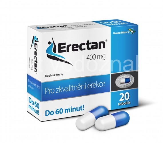Erectan 400mg 20 tabletek - Fotografie . 1
